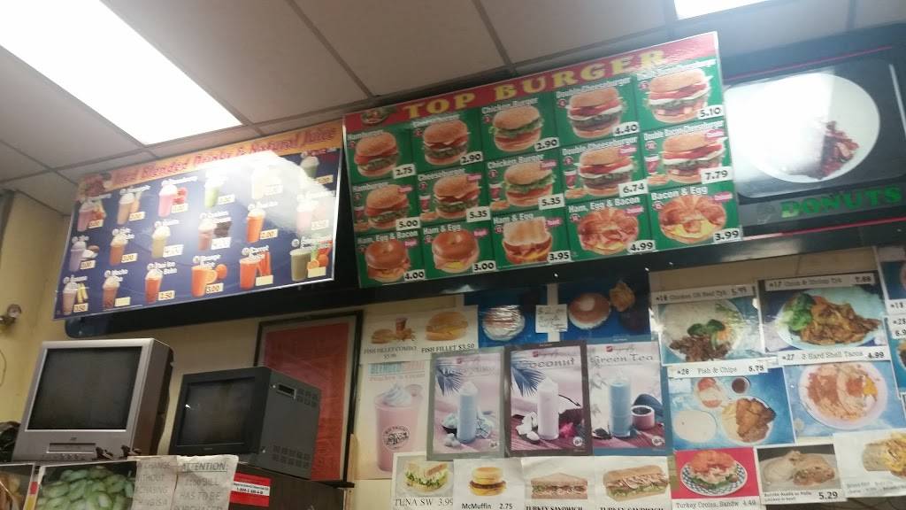 Yummy Donuts Top Burger | bakery | 5656 Santa Monica Blvd # A, Los Angeles, CA 90038, USA | 3238569978 OR +1 323-856-9978