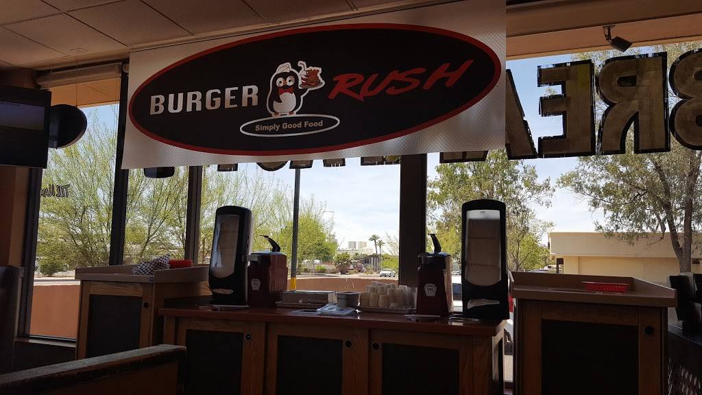Burger Rush | restaurant | 790 W Broadway Rd, Tempe, AZ 85281, USA | 4809664000 OR +1 480-966-4000
