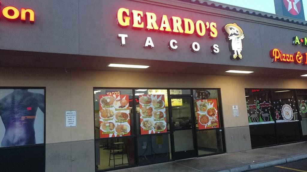 Gerardos Tacos | restaurant | 5601 N Tenaya Way #104, Las Vegas, NV 89130, USA | 7024354400 OR +1 702-435-4400