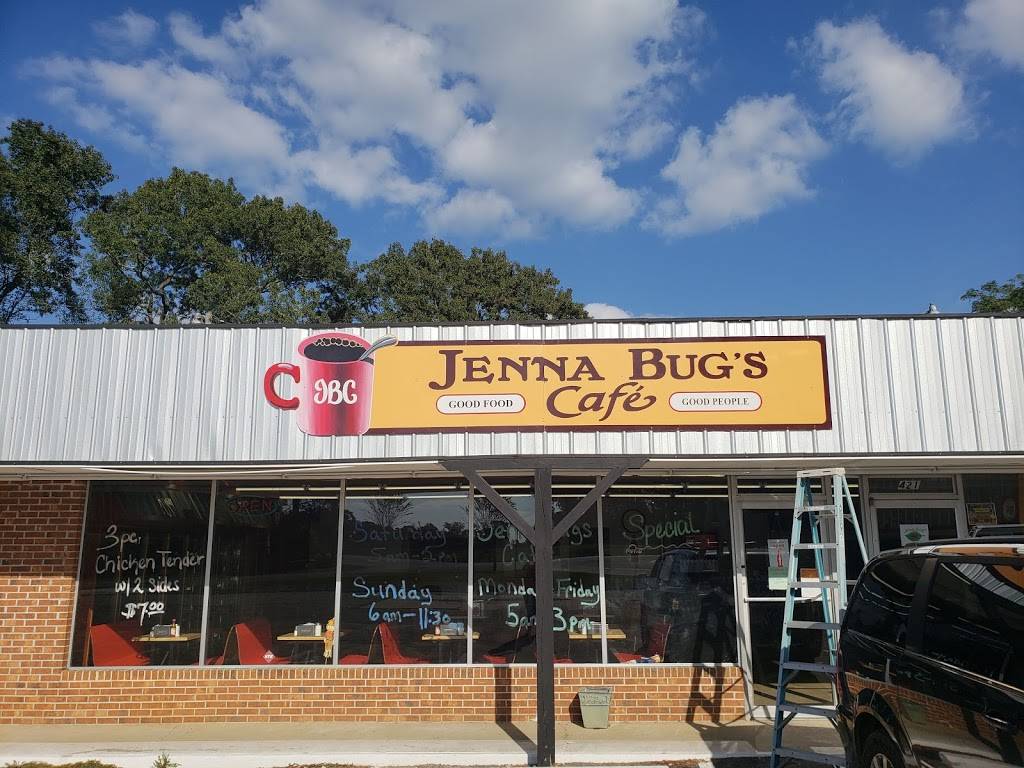 JennaBugs Cafe | restaurant | 421 W Elizabeth St, Clinton, NC 28328, USA | 9104901095 OR +1 910-490-1095