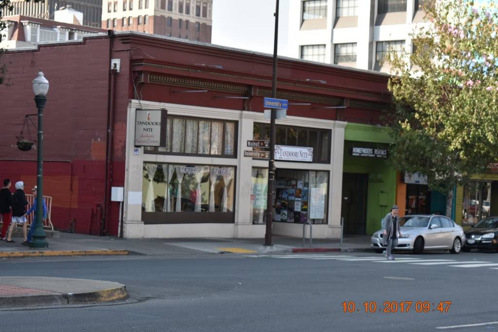 The Tandoori Nite | restaurant | 2160 University Ave, Berkeley, CA 94704, USA | 5108487252 OR +1 510-848-7252
