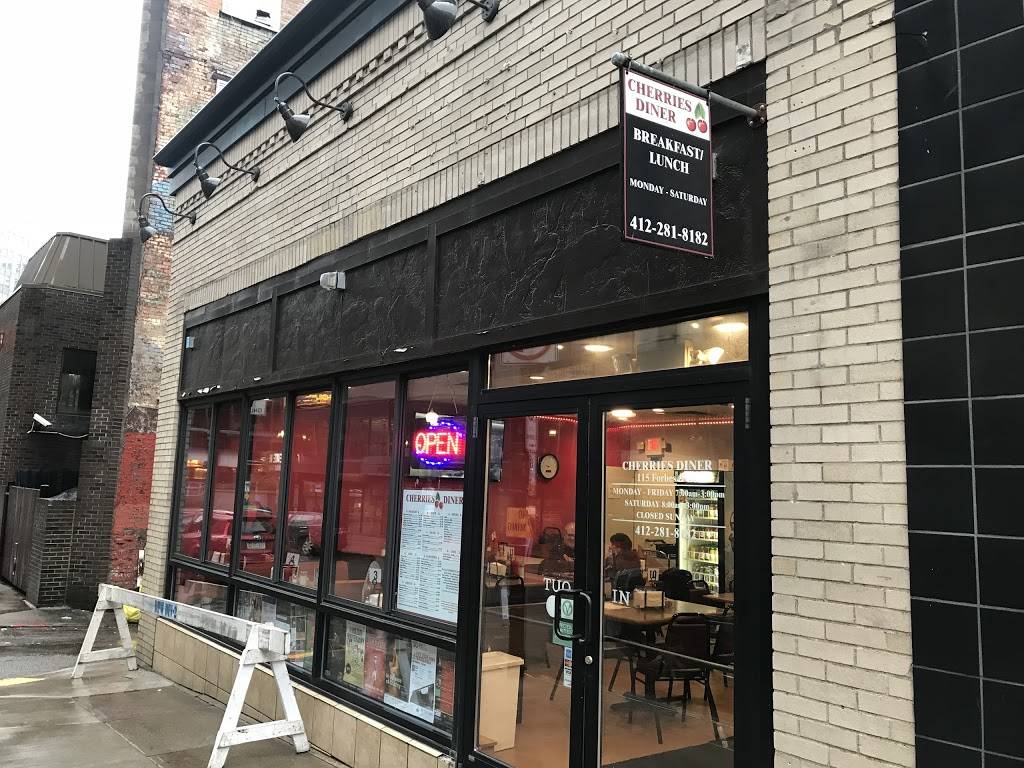 Cherries Diner | restaurant | 212 Forbes Ave, Pittsburgh, PA 15222, USA | 4122818182 OR +1 412-281-8182