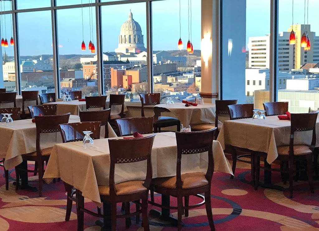 Sapphires Restaurant & Lounge at DoubleTree by Hilton Hotel Jeff | restaurant | 422 Monroe Street - Penthouse Level, Jefferson City, MO 65101, USA | 5736324144 OR +1 573-632-4144