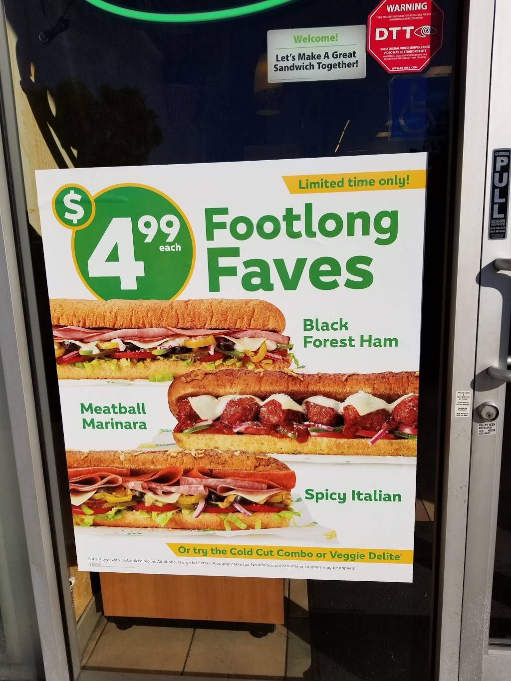 Subway Restaurants | restaurant | 8866 Corbin Ave, Northridge, CA 91324, USA | 8187015073 OR +1 818-701-5073