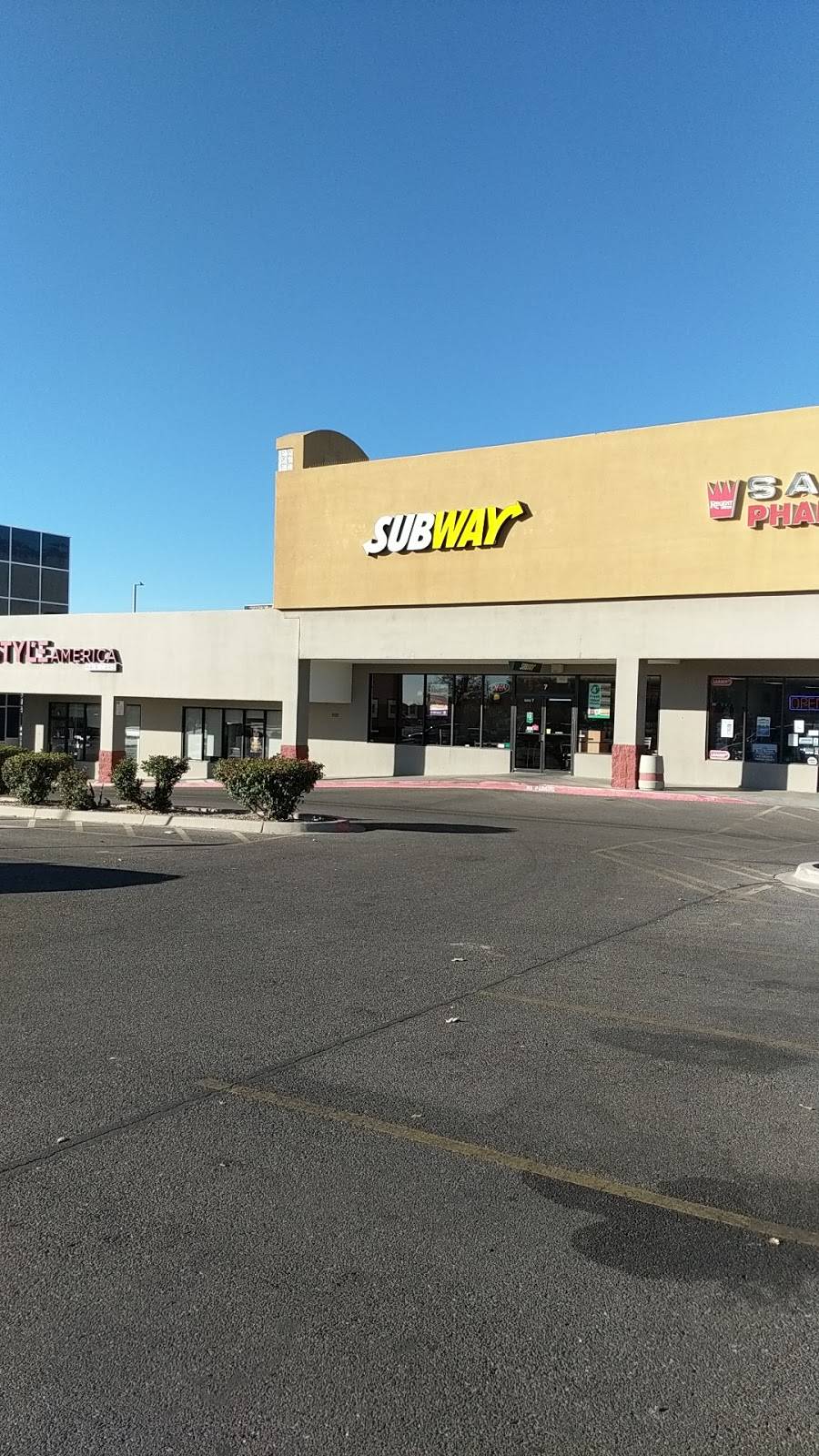 Subway | restaurant | 7120 Wyoming Blvd NE, Albuquerque, NM 87109, USA | 5058570500 OR +1 505-857-0500
