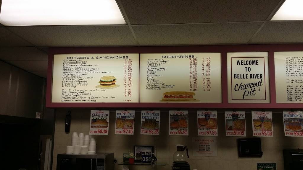 Belle River Charcoal Pit | meal takeaway | 408 Notre Dame St, Belle River, ON N0R 1A0, Canada | 5197282899 OR +1 519-728-2899