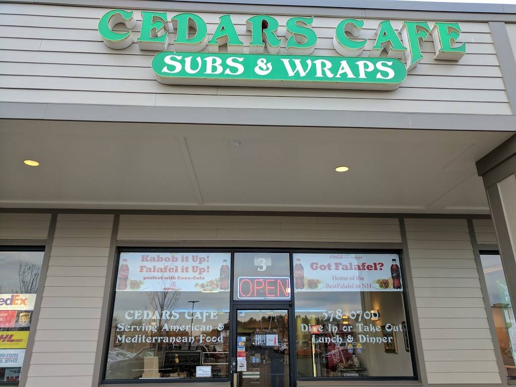 Cedars Cafe | restaurant | 379 Amherst St # 3, Nashua, NH 03063, USA | 6035780700 OR +1 603-578-0700