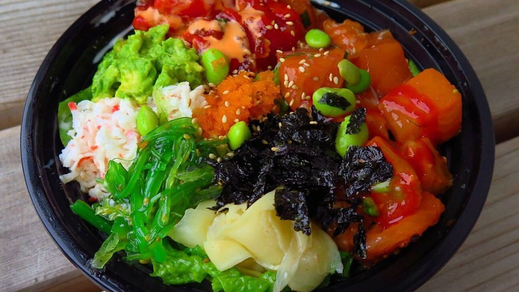 Ahi Hibachi and Poke | restaurant | 489 E Clayton St, Athens, GA 30601, USA | 7065438898 OR +1 706-543-8898