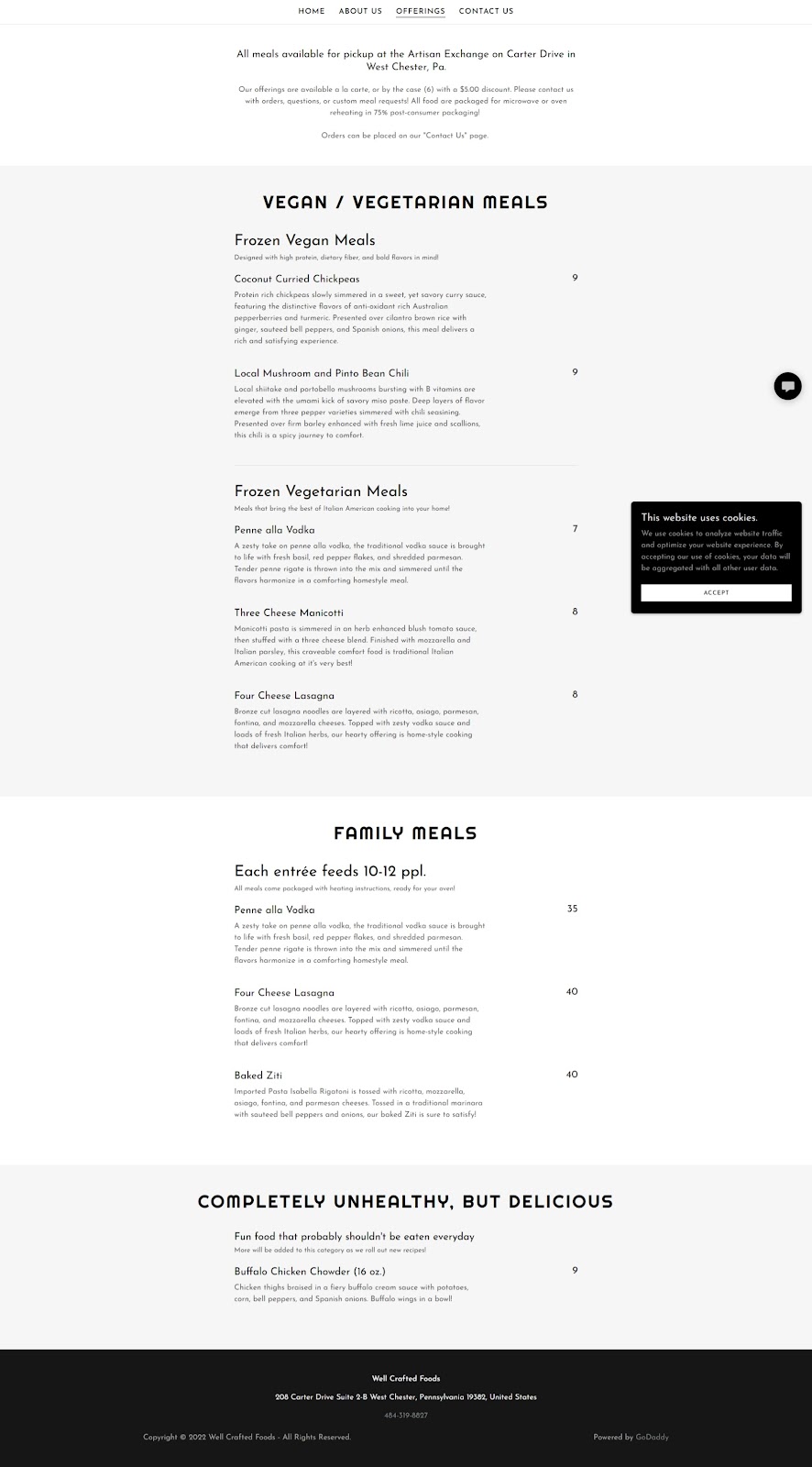 Well Crafted Foods | restaurant | 208 Carter Dr, West Chester, PA 19382, USA | 4843198827 OR +1 484-319-8827