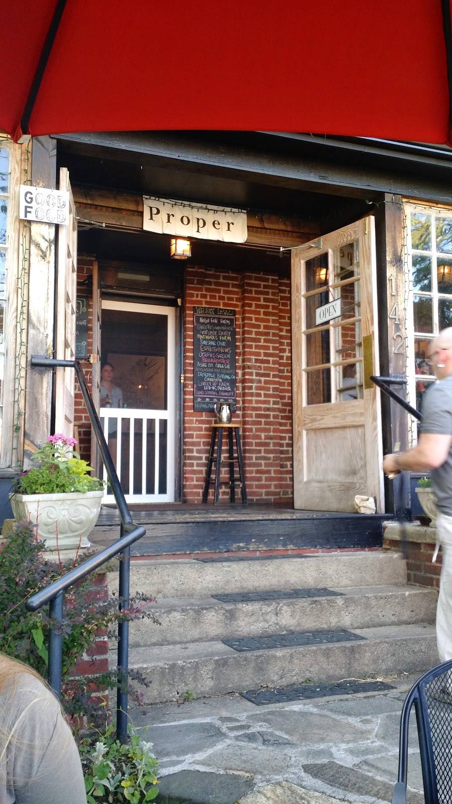 Proper | restaurant | 142 Water St, Boone, NC 28607, USA | 8288655000 OR +1 828-865-5000