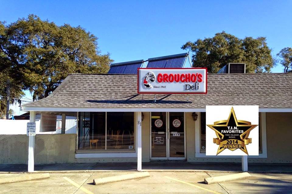 Grouchos Deli | restaurant | 81 Sea Island Pkwy, Beaufort, SC 29907, USA | 8435244545 OR +1 843-524-4545