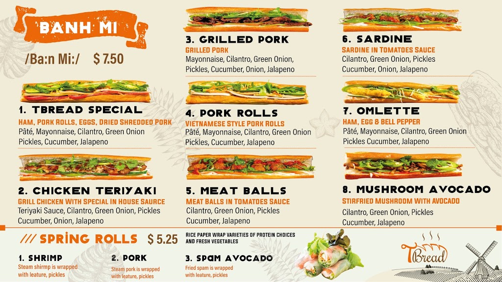 TBread | restaurant | 805 E El Camino Real ste d, Mountain View, CA 94040, USA | 6509631818 OR +1 650-963-1818