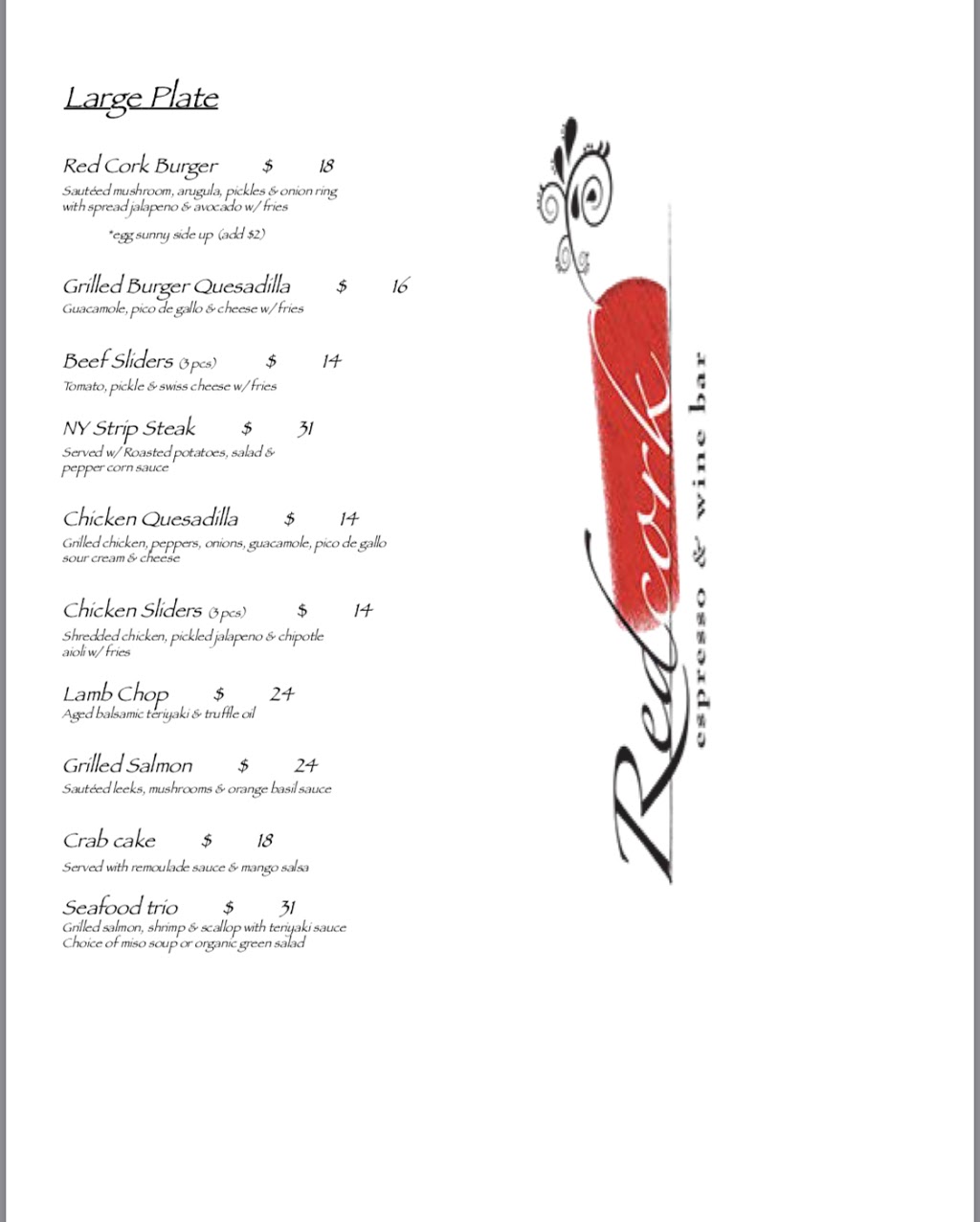 RedCork Food & Wine | restaurant | 330 W 58th St, New York, NY 10019, USA | 2127078248 OR +1 212-707-8248