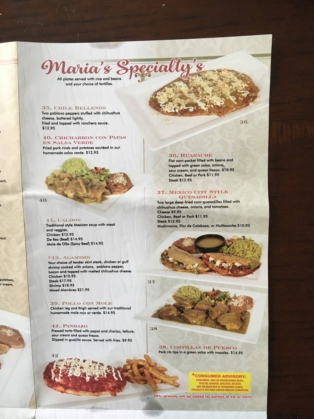 Mi Maria Bonita | restaurant | 216 S Broad St, Griffith, IN 46319, USA | 2195138407 OR +1 219-513-8407