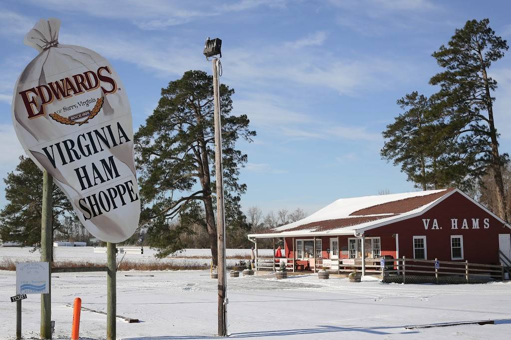 Edwards Ham Shop of Surry | meal takeaway | 11381 Rolfe Hwy, Surry, VA 23883, USA | 7572943688 OR +1 757-294-3688