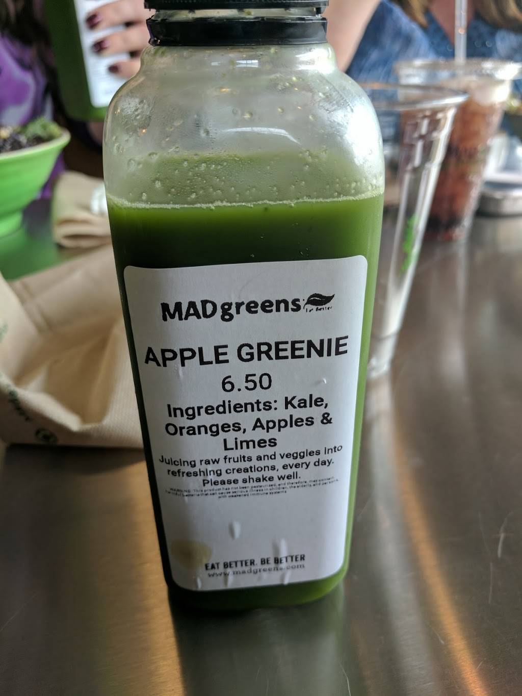 MAD Greens - Arrowhead | restaurant | 16955 N 75th Ave #100, Peoria, AZ 85382, USA | 6235225233 OR +1 623-522-5233