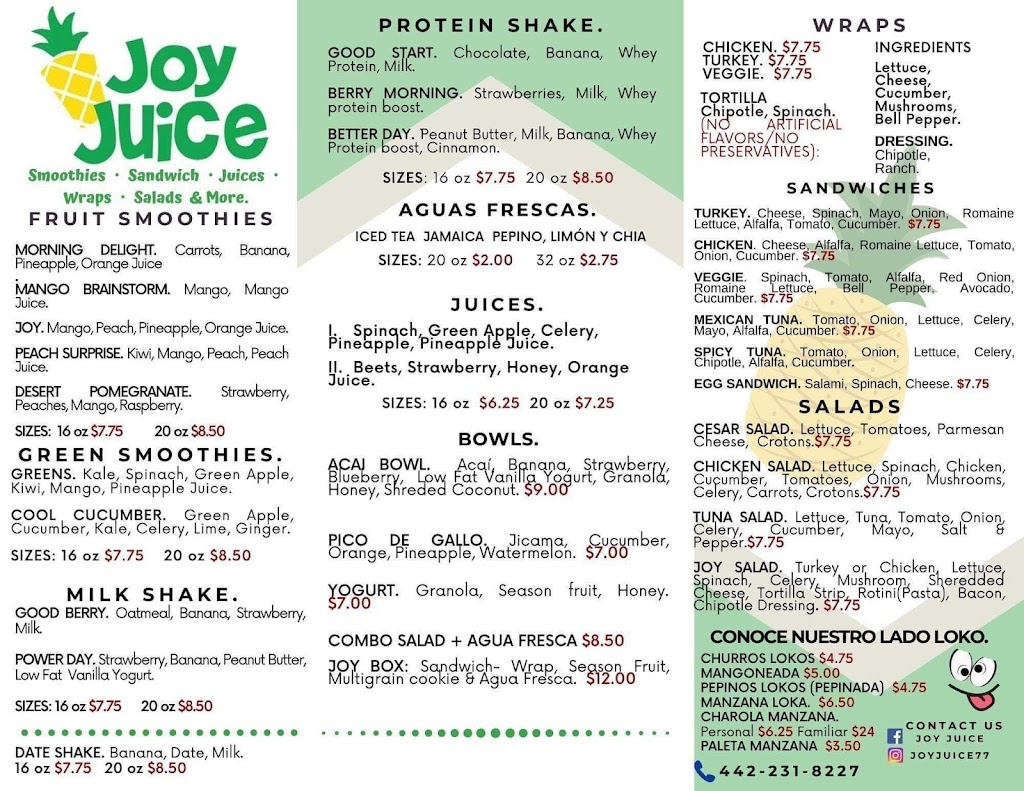 Joy Juice and Deli | restaurant | 599 N La Brucherie Rd, El Centro, CA 92243, USA | 4422318227 OR +1 442-231-8227