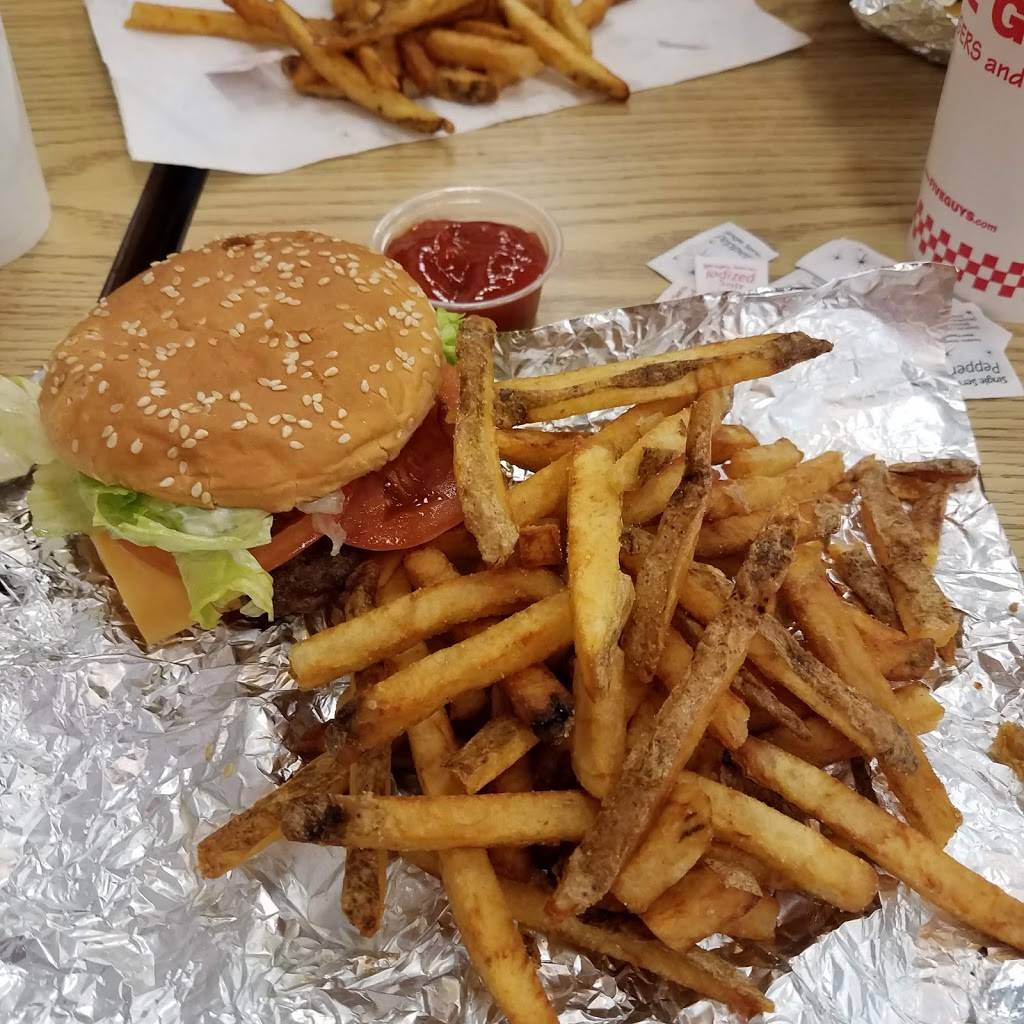 Five Guys | meal takeaway | 65 Station Landing, Medford, MA 02155, USA | 7818741250 OR +1 781-874-1250