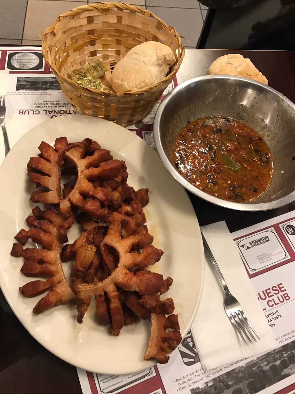 Portuguese National Club | restaurant | 21 Railroad Ave, Stoughton, MA 02072, USA | 7813449891 OR +1 781-344-9891