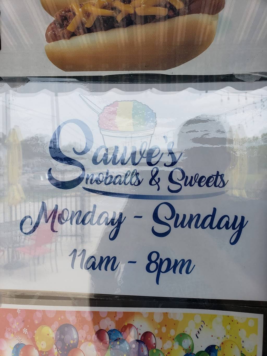 Sauves Snoballs & Sweets | restaurant | 2215 Hickory Ave, Harahan, LA 70123, USA | 5043055564 OR +1 504-305-5564