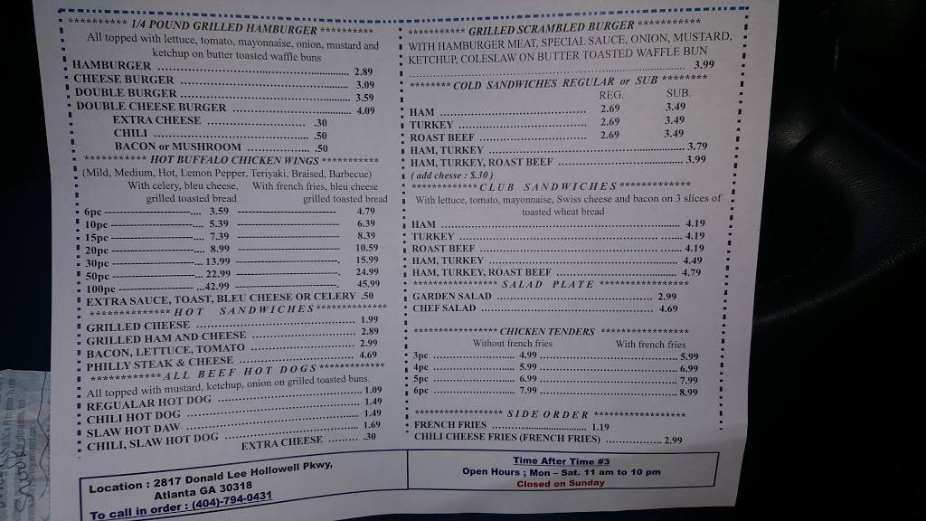 Kens Wings | restaurant | 2817 Donald Lee Hollowell Pkwy NW,, Atlanta, GA 30318, USA | 4047940431 OR +1 404-794-0431