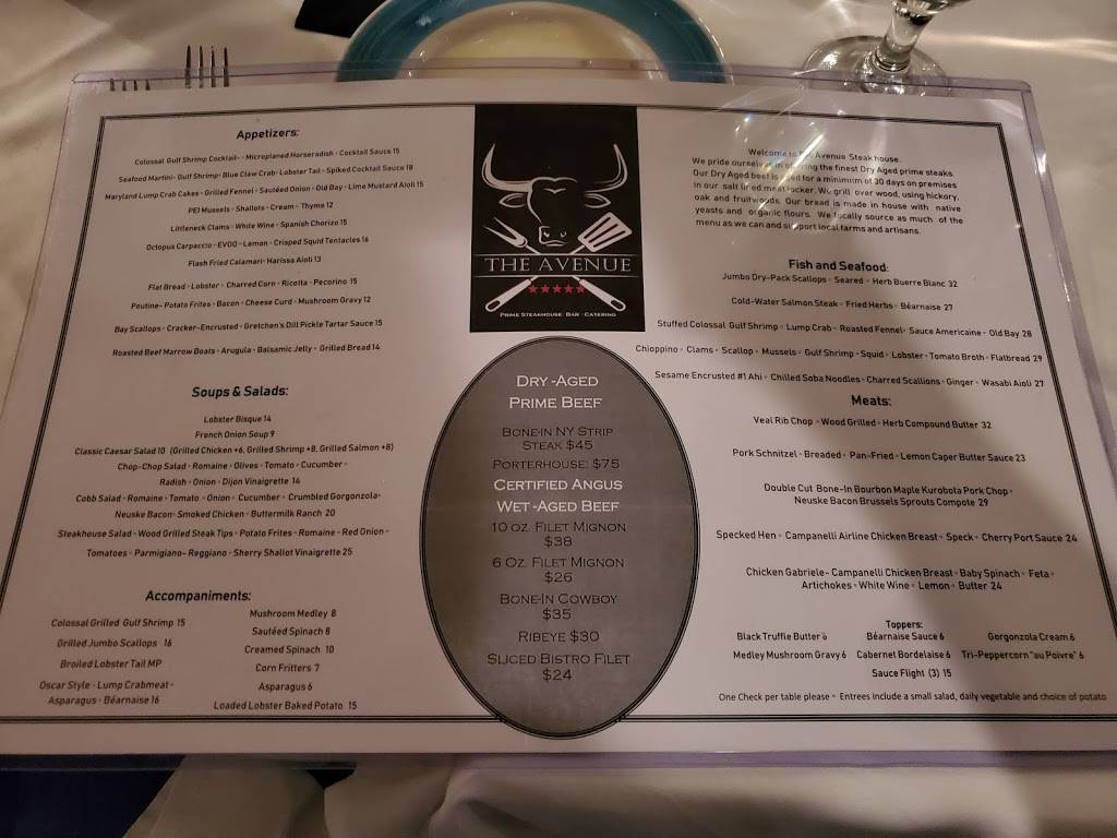 The Avenue Steakhouse | restaurant | 147 Ulster Ave, Saugerties, NY 12477, USA | 8452477770 OR +1 845-247-7770