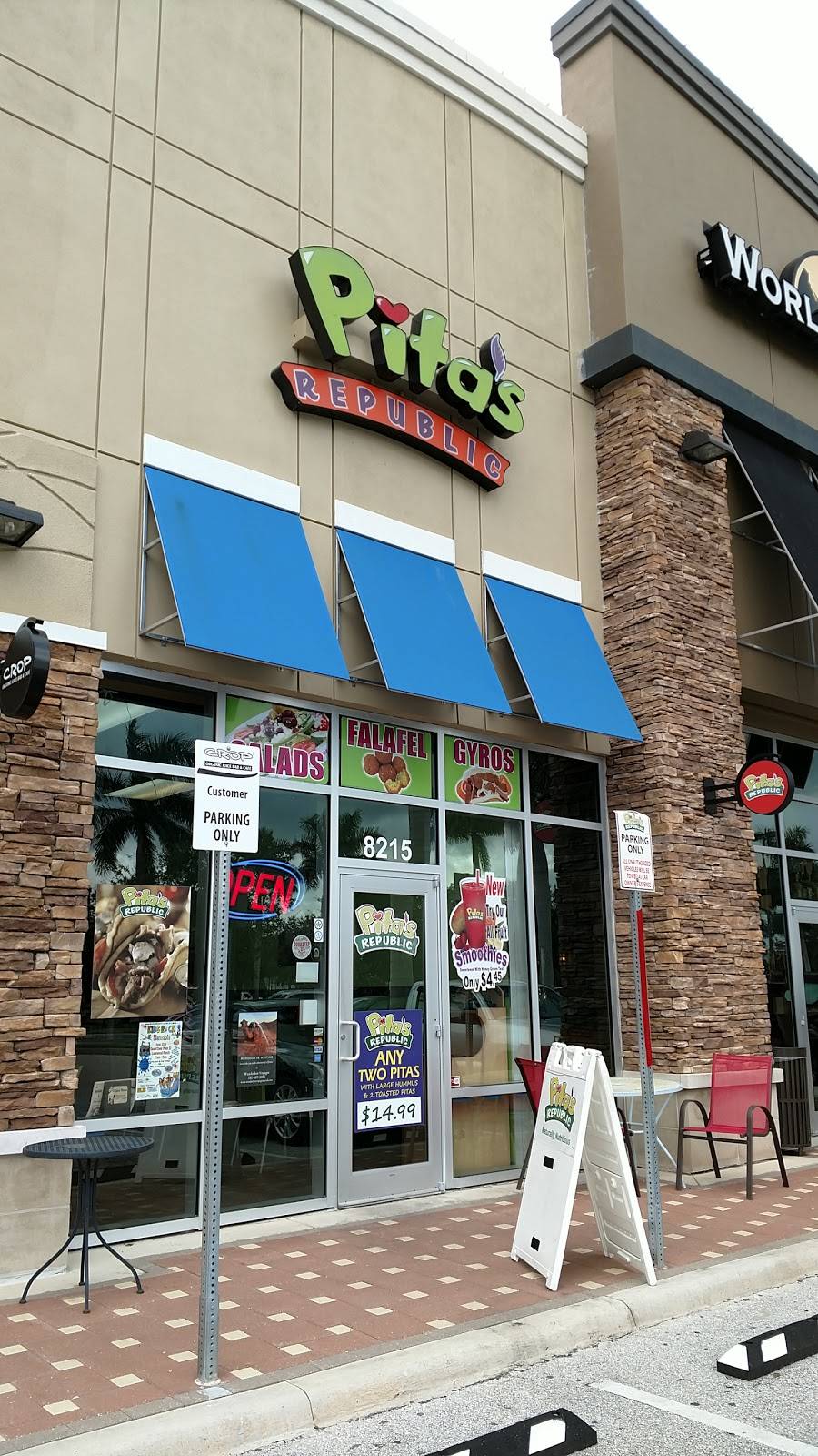 Pitas Republic | restaurant | 8215 Tourist Center Dr, Bradenton, FL 34201, USA | 9413591234 OR +1 941-359-1234