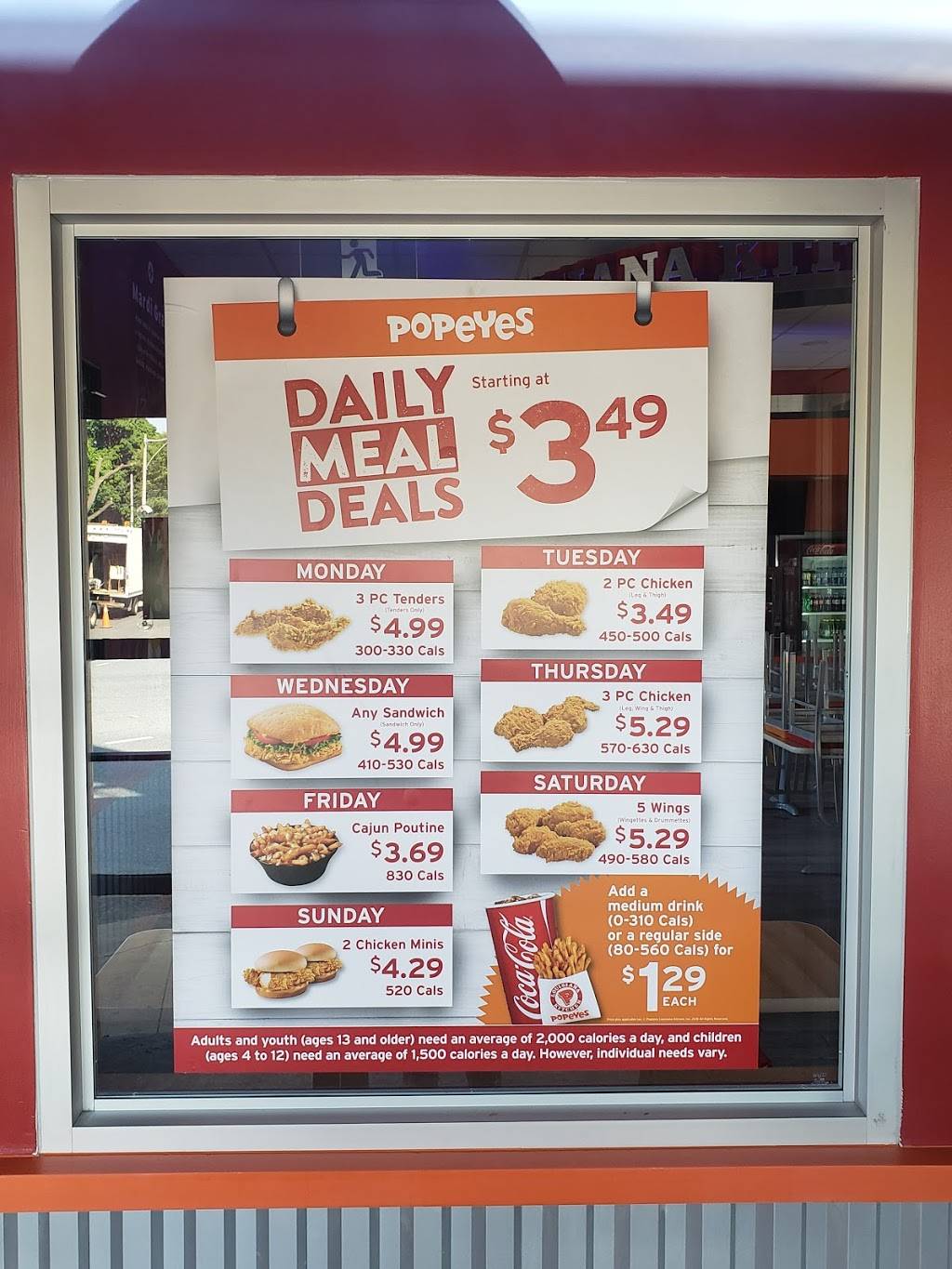 Popeyes | restaurant | 3479 Yonge St, North York, ON M4N 2N3, Canada | 6473475444 OR +1 647-347-5444