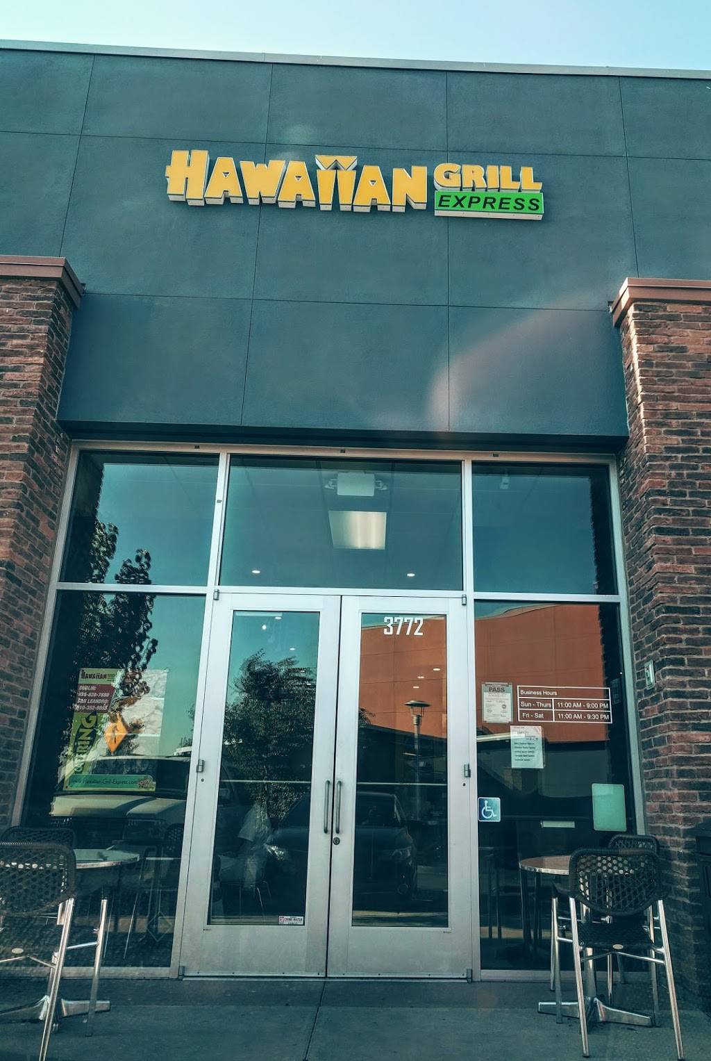 Hawaiian Grill Express | restaurant | 3772 Fallon Rd, Dublin, CA 94568, USA | 9258287888 OR +1 925-828-7888