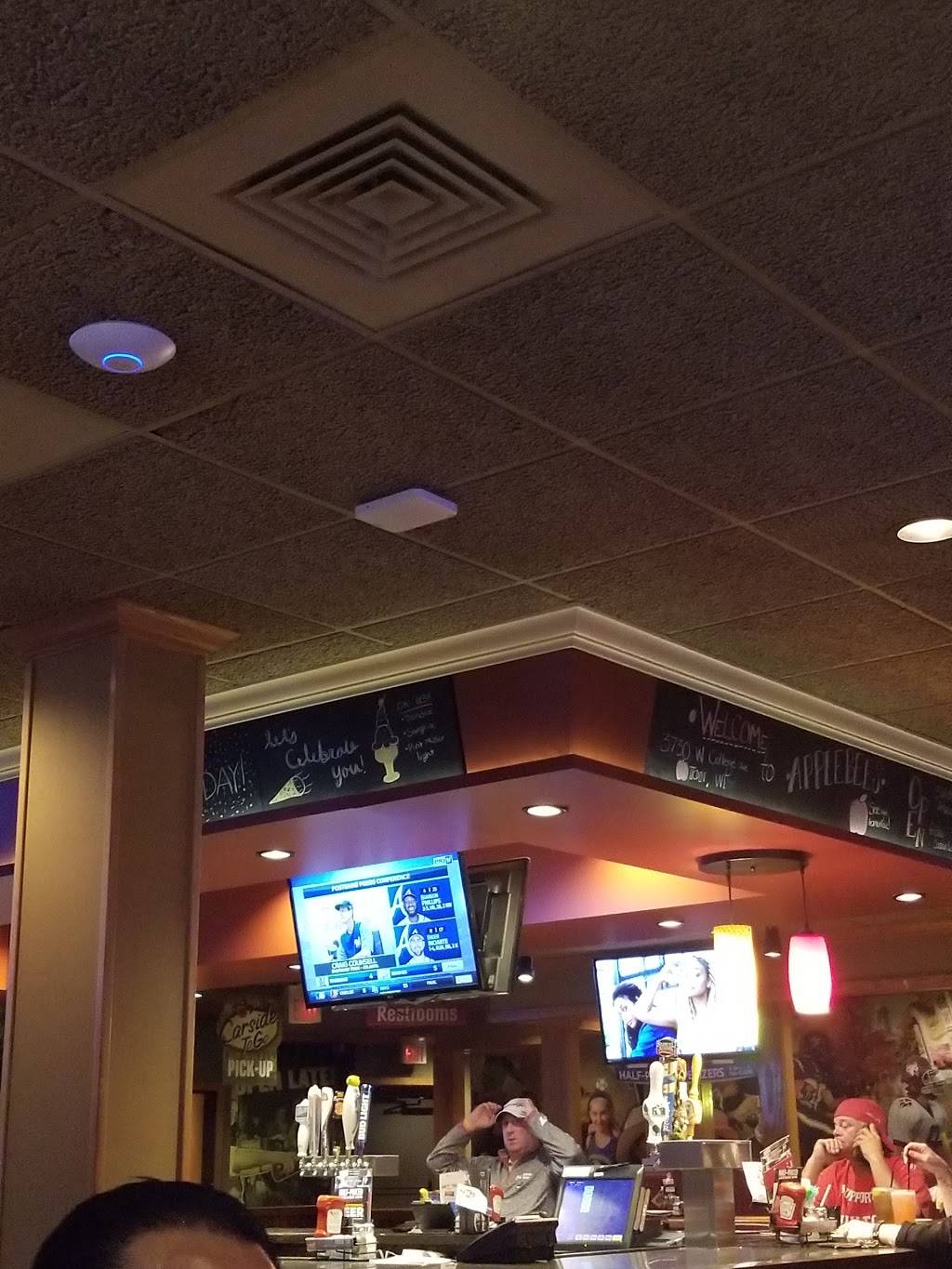 Applebees Grill + Bar | restaurant | 3730 W College Ave, Appleton, WI 54914, USA | 9209548060 OR +1 920-954-8060