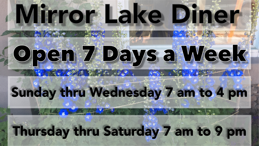 Mirror Lake Diner | restaurant | 35 S Main St, Kamas, UT 84036, USA | 4357830110 OR +1 435-783-0110