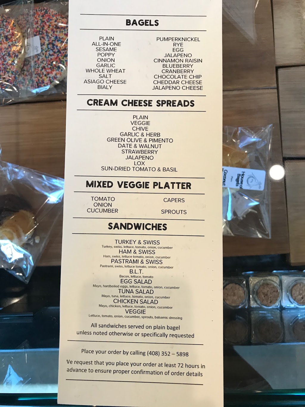 House of Bagels | cafe | 5297 Prospect Rd #20, San Jose, CA 95129, USA | 4083525898 OR +1 408-352-5898