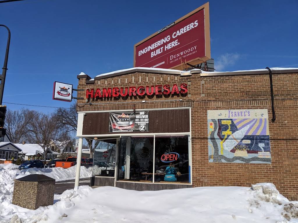 Hamburguesas El Gordo | restaurant | 4157 Cedar Ave, Minneapolis, MN 55407, USA | 6127221087 OR +1 612-722-1087