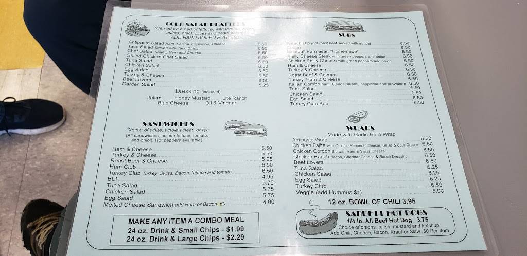 Vinces Sandwich Shop | meal takeaway | 100 Southpark Blvd #108, St. Augustine, FL 32086, USA | 9048231118 OR +1 904-823-1118