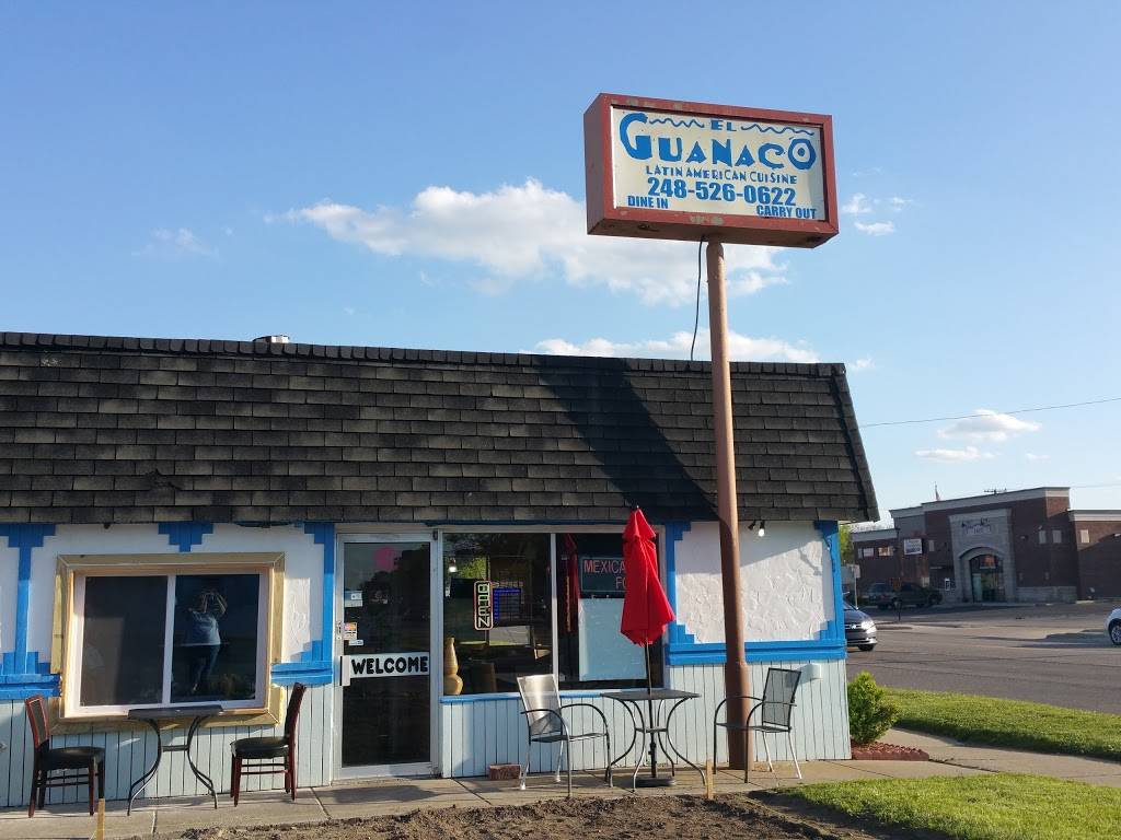 El Guanaco | restaurant | 1710 Livernois Rd, Troy, MI 48083, USA | 2485260622 OR +1 248-526-0622