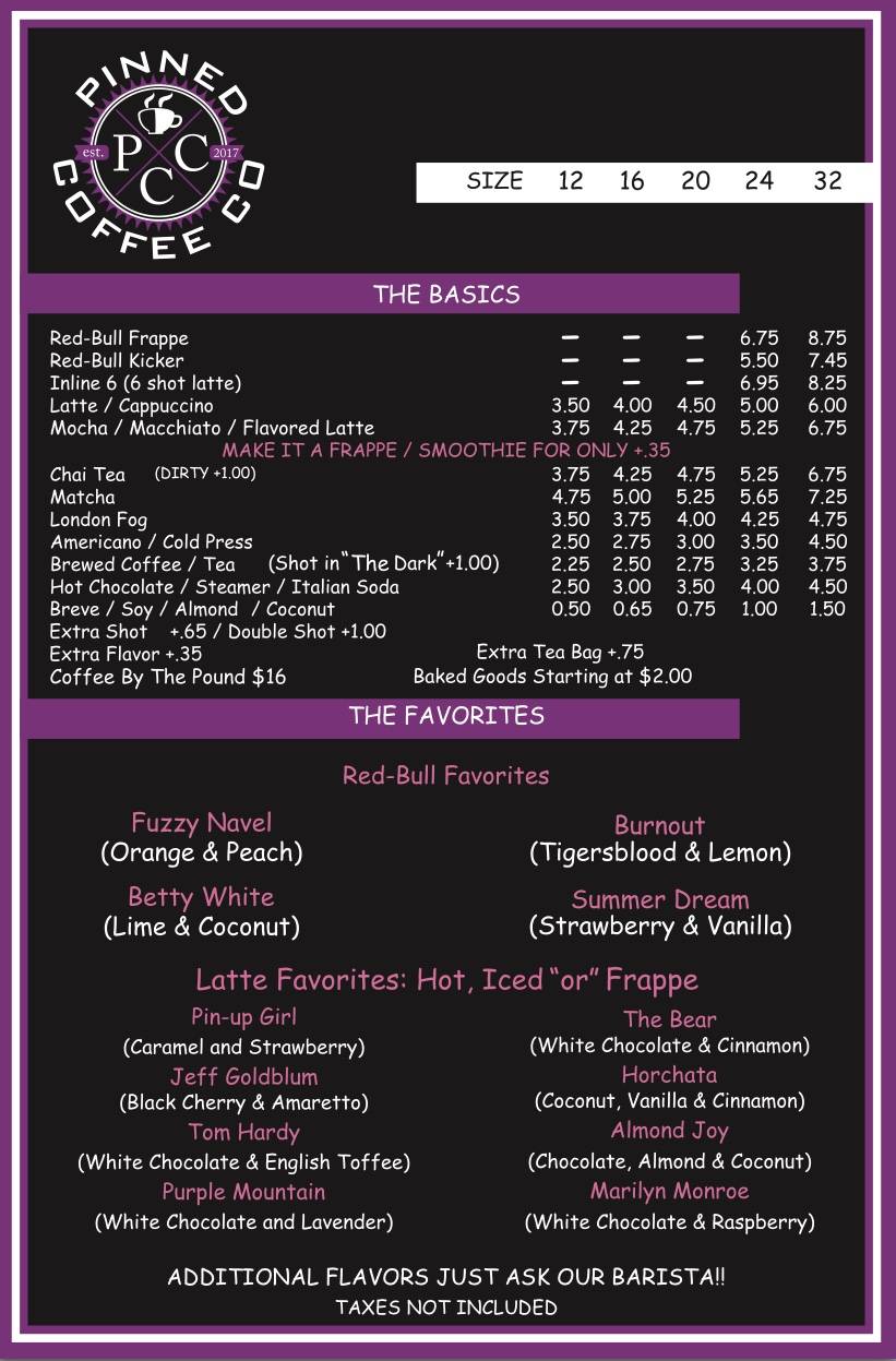 Pinned Coffee Co. | meal takeaway | 3685 W 5400 S, Salt Lake City, UT 84118, USA | 8016568563 OR +1 801-656-8563