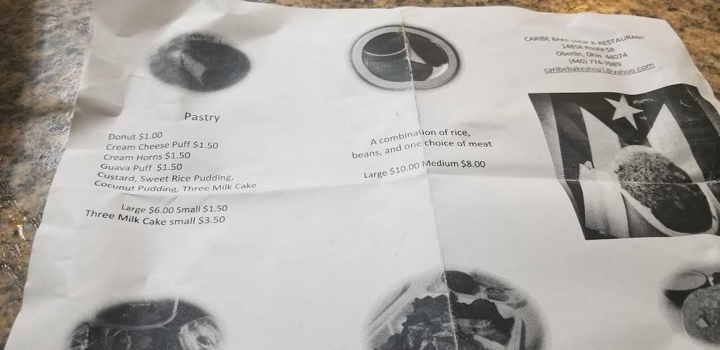 Caribe Bake Shop And Restaurant | restaurant | 14858 OH-58, Oberlin, OH 44074, USA | 4407747989 OR +1 440-774-7989