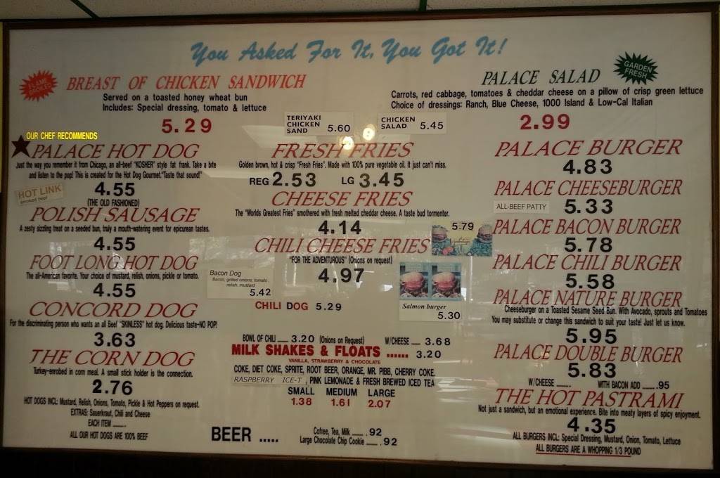 Hot Dog Palace | restaurant | 1990 Grant St, Concord, CA 94520, USA | 9257985889 OR +1 925-798-5889