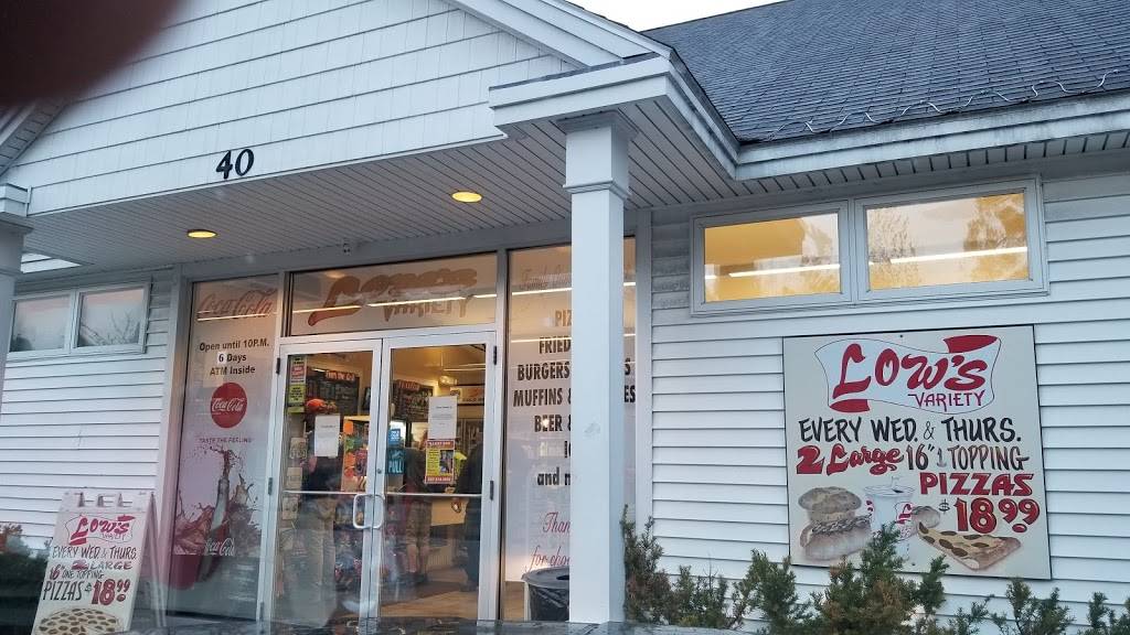 Lows Store | restaurant | 40 Long Plains Rd, Buxton, ME 04093, USA | 2077273316 OR +1 207-727-3316