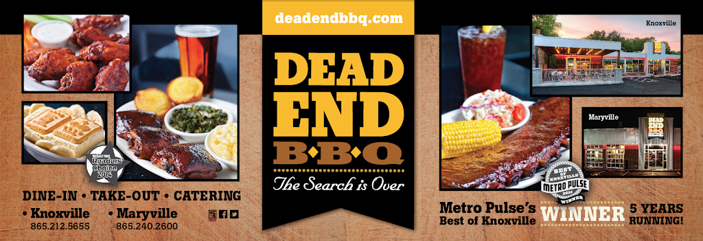 Dead End BBQ | restaurant | 3621 Sutherland Ave, Knoxville, TN 37919, USA | 8652125655 OR +1 865-212-5655