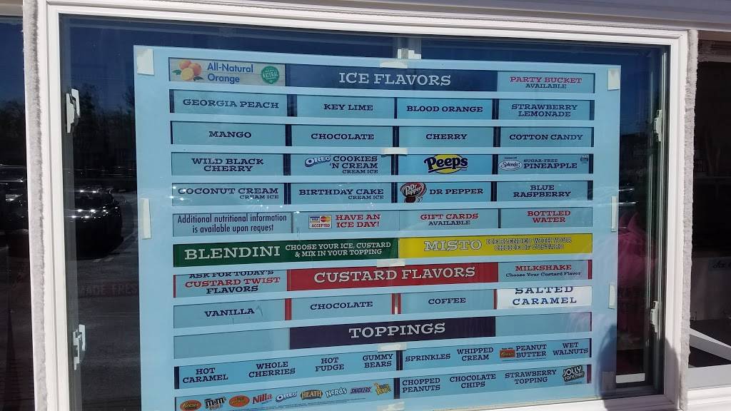 Ritas Italian Ice & Frozen Custard | restaurant | 567 Baltimore Annapolis Blvd, Severna Park, MD 21146, USA | 4106471265 OR +1 410-647-1265
