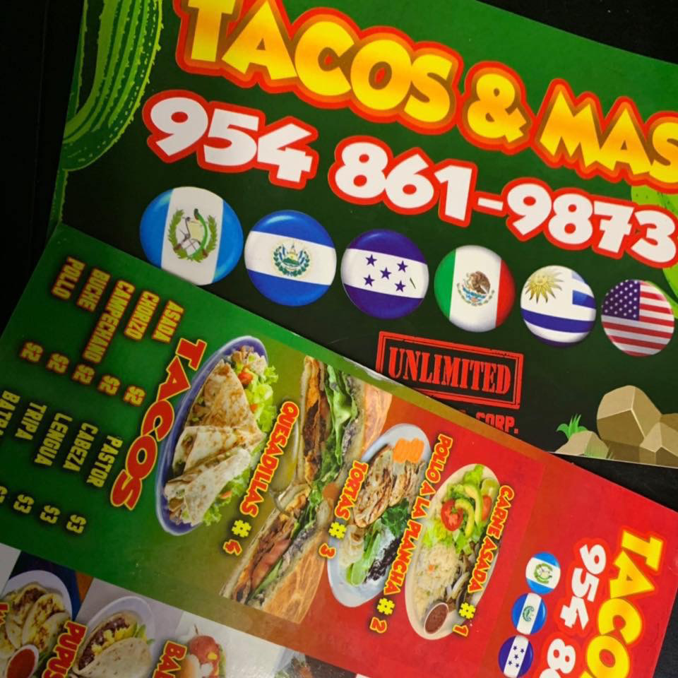 Tacos & Mas | restaurant | 4050 SW 21st St, Fort Lauderdale, FL 33317, USA | 9548619873 OR +1 954-861-9873