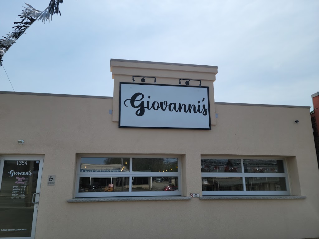 GIOVANNIS | meal takeaway | 1354 E State St, Sharon, PA 16146, USA | 7243086817 OR +1 724-308-6817