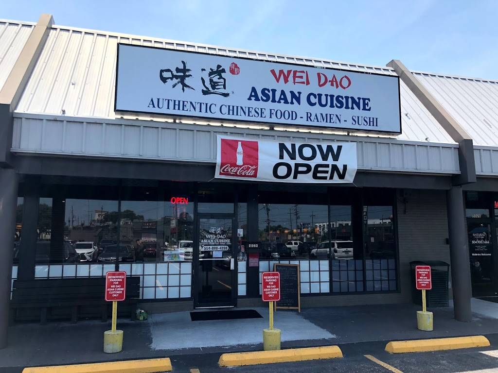 Wei Dao Asian Cuisine | restaurant | 5024 W Esplanade Ave, Metairie, LA 70006, USA | 5048884288 OR +1 504-888-4288