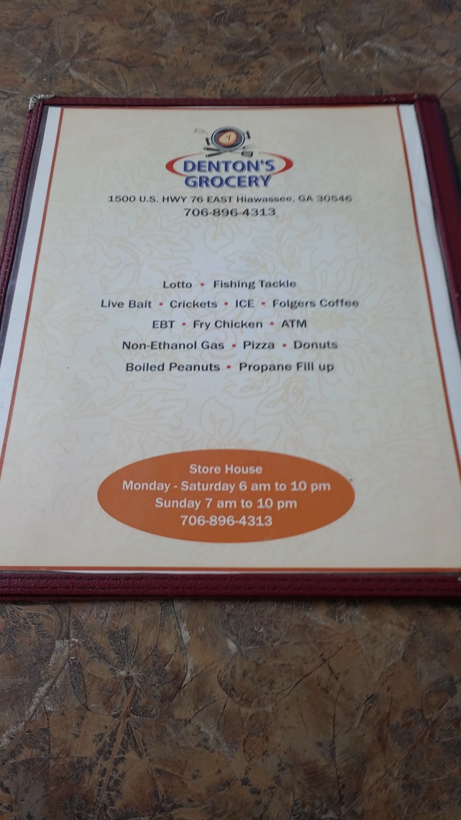 Dentons Groceries & Grill | restaurant | 1500 US-76, Hiawassee, GA 30546, USA | 7068964313 OR +1 706-896-4313