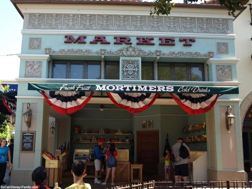 Mortimers Market | meal takeaway | Disney California Adventure Park, Buena Vista Street, Anaheim, CA 92802, USA | 7147814565 OR +1 714-781-4565