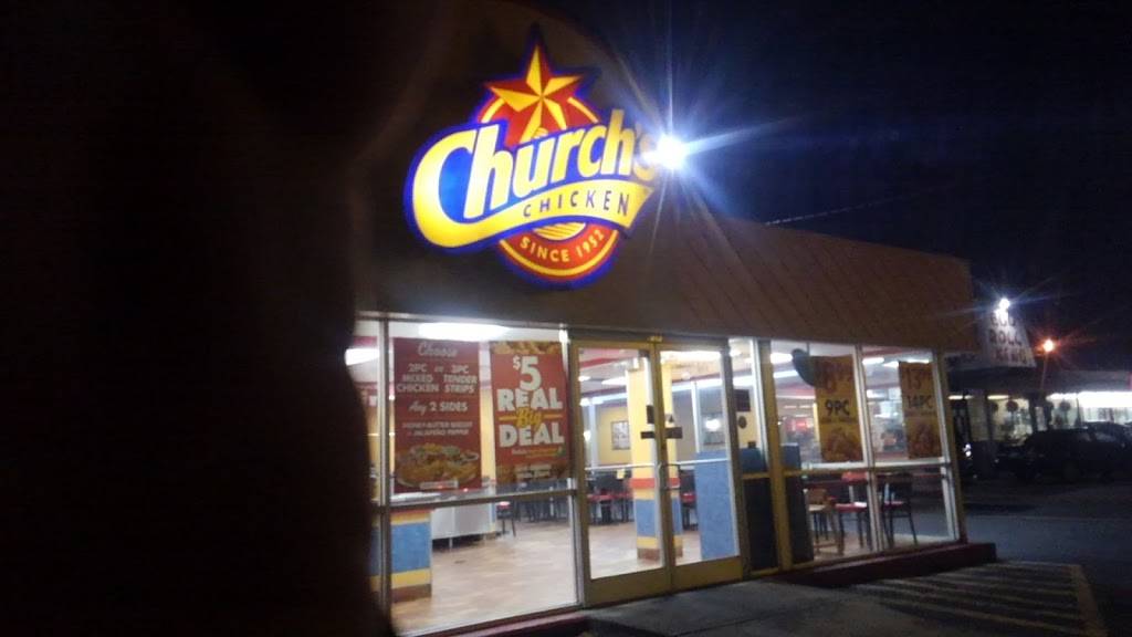 Churchs Chicken | restaurant | 3610 NW 23rd St, Oklahoma City, OK 73107, USA | 4059473433 OR +1 405-947-3433