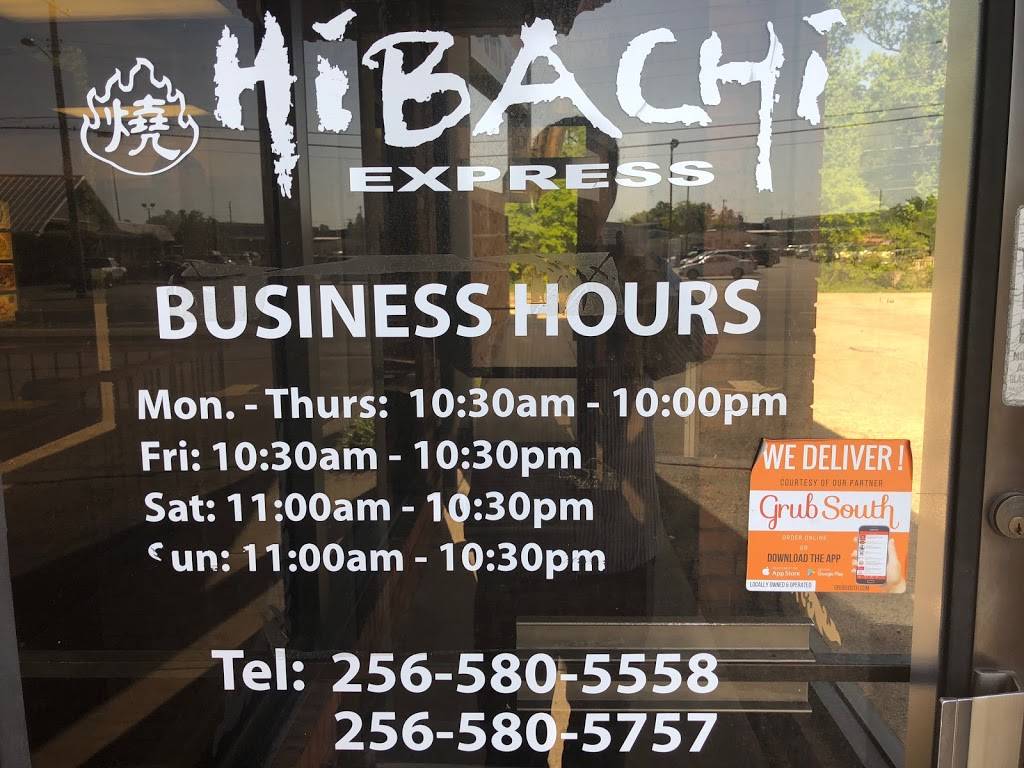 Hibachi Express | restaurant | 1720 6th Ave SE #5904, Decatur, AL 35601, USA | 2565805558 OR +1 256-580-5558