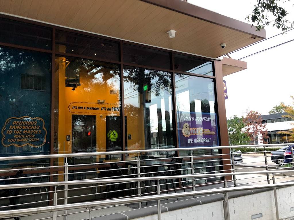 Ikes Love & Sandwiches | restaurant | 1051 Heights Blvd #180, Houston, TX 77008, USA | 7134922965 OR +1 713-492-2965