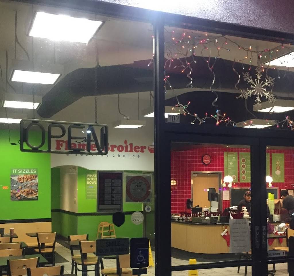 Flame Broiler | restaurant | 17612 17th St #102, Tustin, CA 92780, USA | 7146653964 OR +1 714-665-3964